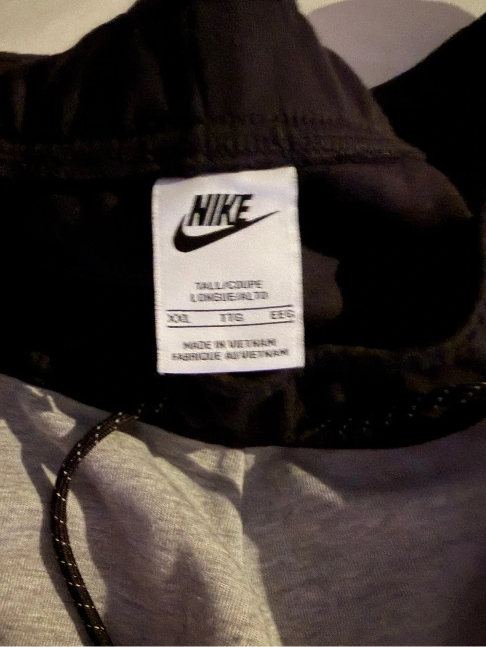 Nike Two-Tone Black and Gray Men's Tech Jogger Sweatpants